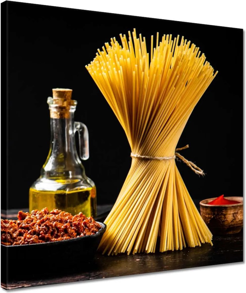 Vászonkép 40x40 Spagetti tészta