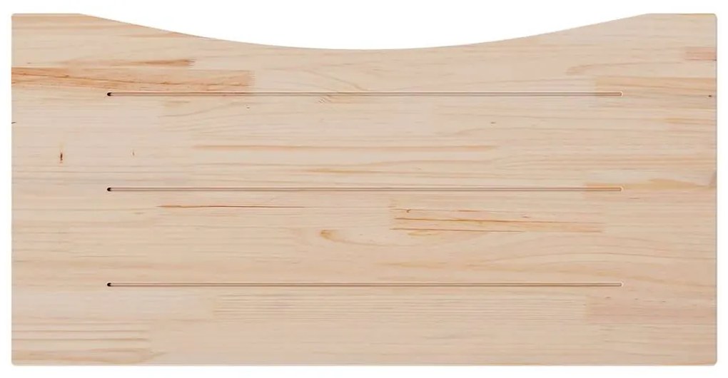 tömör fenyőfa asztallap 110 x 60 x 2,5 cm