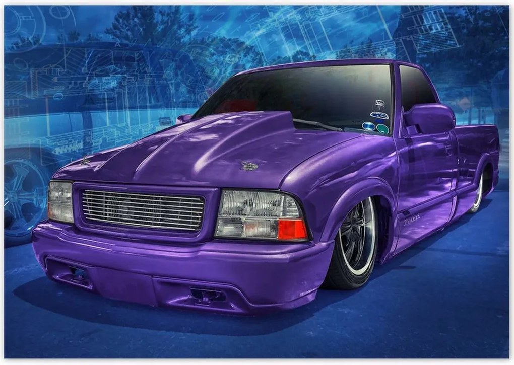 Poszterek 100x70 Lila PickUp S10