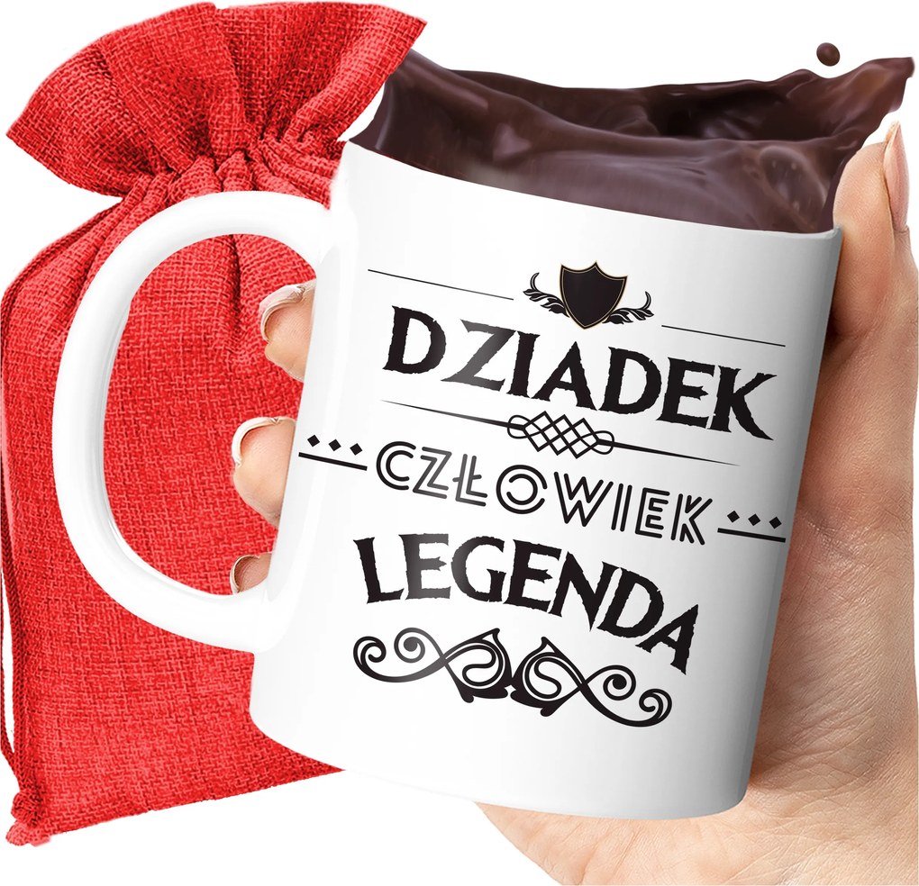 Bögre Nyomott Mintás Nagypapa Ember Legenda Szuper Ajándék Nagypapa