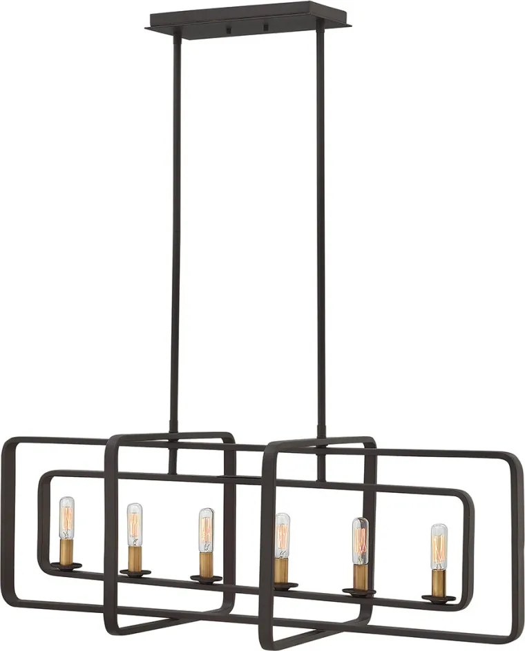 Hinkley Lighting QUENTIN HK-QUENTIN-6ISLE Függőlámpa 6x60W/E14
