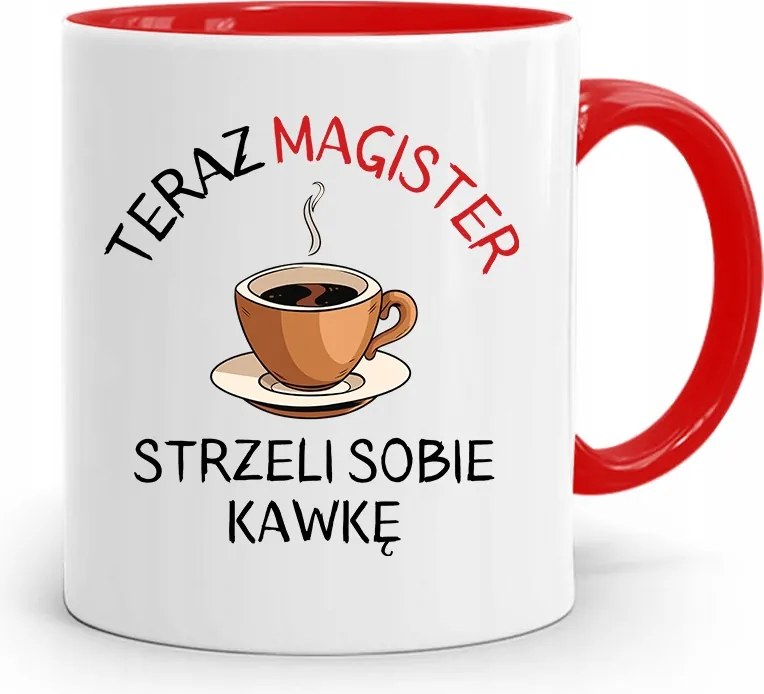 Mester Bögre Piros Születésnapi Ajándék fényképes nyomtatással