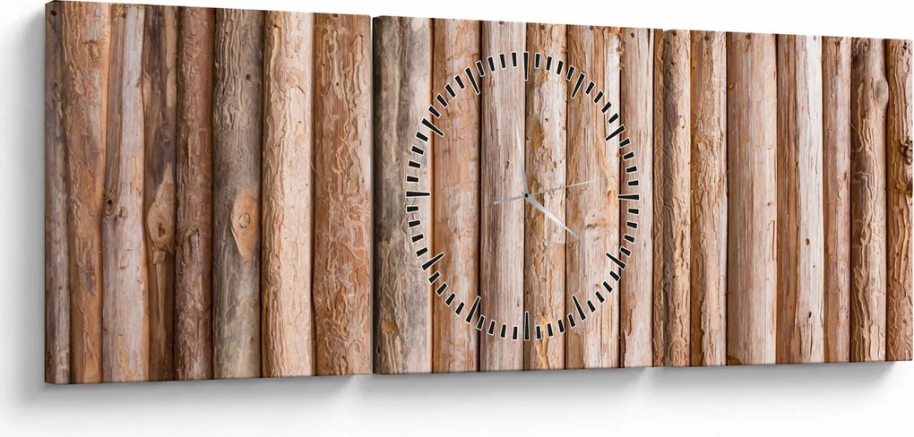 Kép - Bambusz (órával) (90x30 cm)