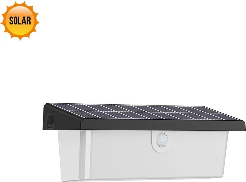 PREZENT 65282 ALEA Modern Kültéri Fali Lámpa Fehér, Fekete LED IP65