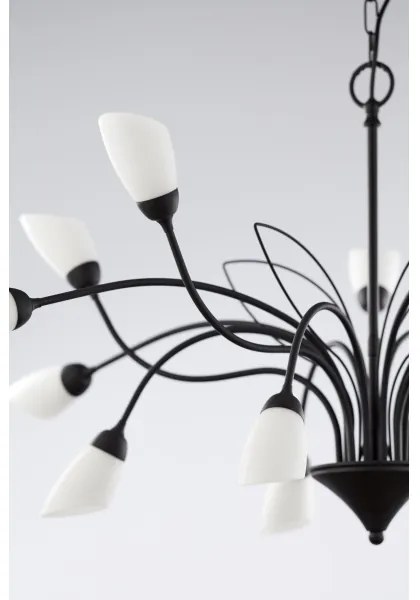 Jupiter 2057 - Láncos csillár GLORIOSA 15xG9/14W/230V fekete