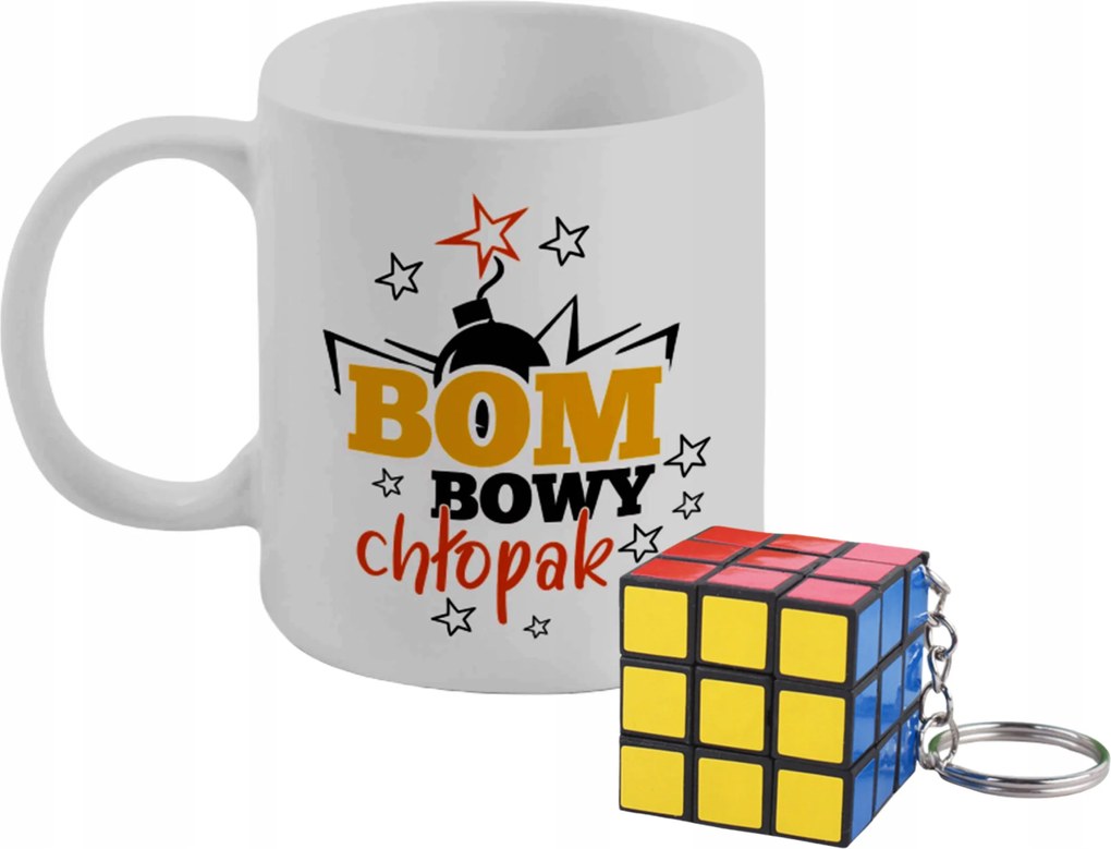 Ajándék Fiúnapra Ajándék szett Bögre Kulcstartó Iskola