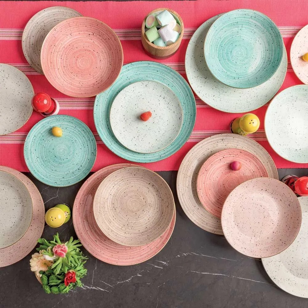 Kék porcelán lapostányér 27 cm Tognana Pepper Azzuro