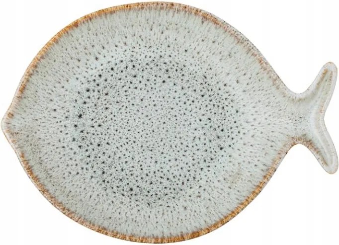 Bloomingville Fleur Tálaló tányér 27 cm, Halak alakú