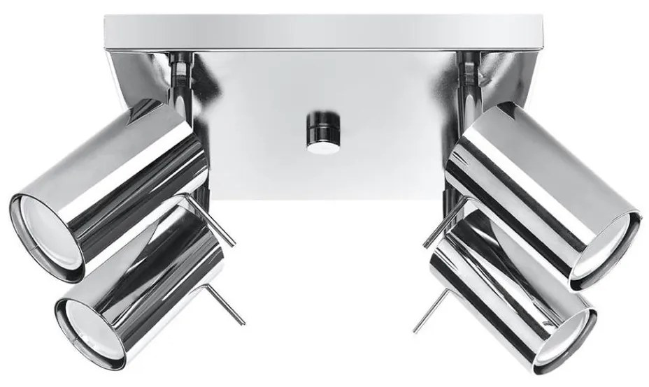 Sollux SL.0730 - Spotlámpa RING 4xGU10/10W/230V