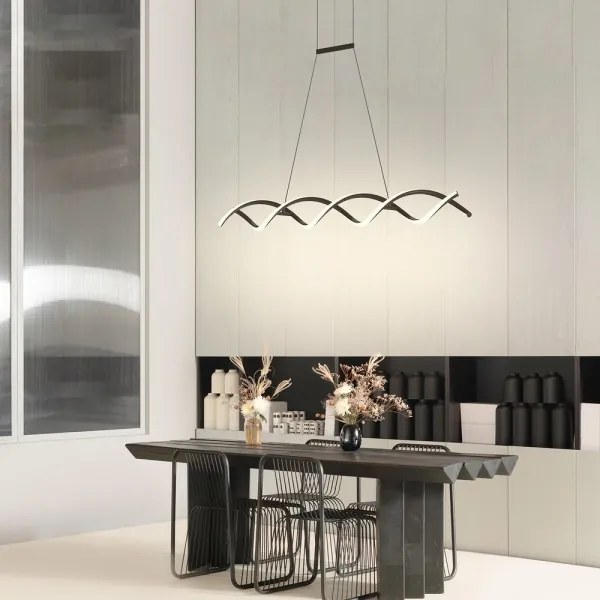 ONLI - LED Csillár zsinóron DNA LED/24W/230V 4000K ezüst