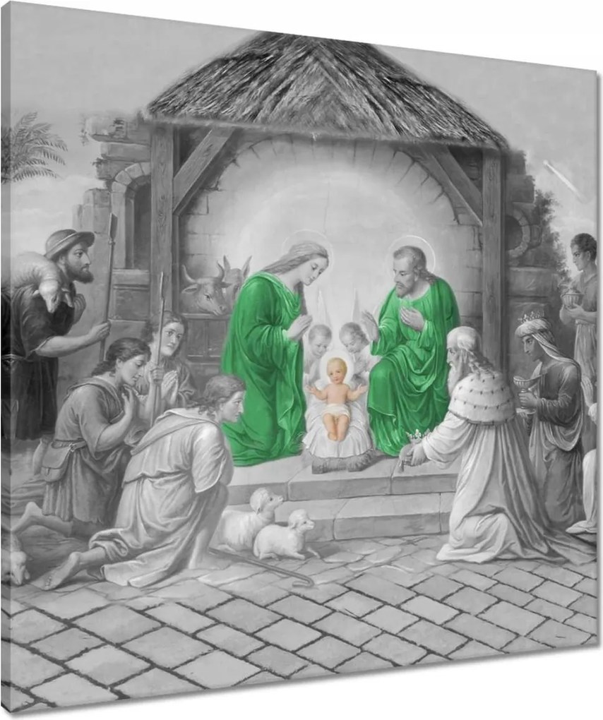 Vászonkép 60x60 Szent Család Gyermek