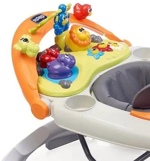 Chicco - Babajáróka WALKY TALKY 2xAA szürke