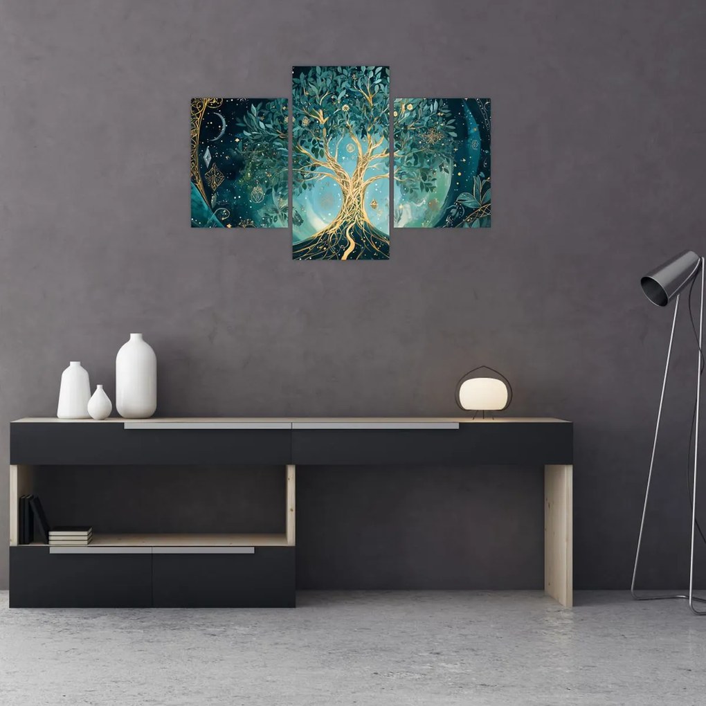 Kép – Életfa az univerzumban (90x60 cm)