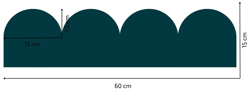 PIPPER. Textil öntapadó tapéta - Mini Ív - Kék-zöld színű Szín: Sötét