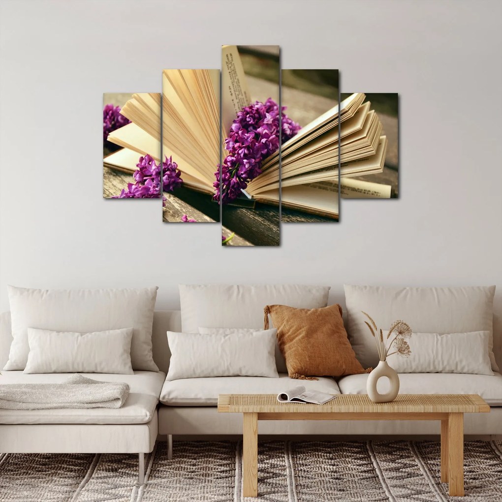 Kép egy levendula könyvről (150x105 cm)