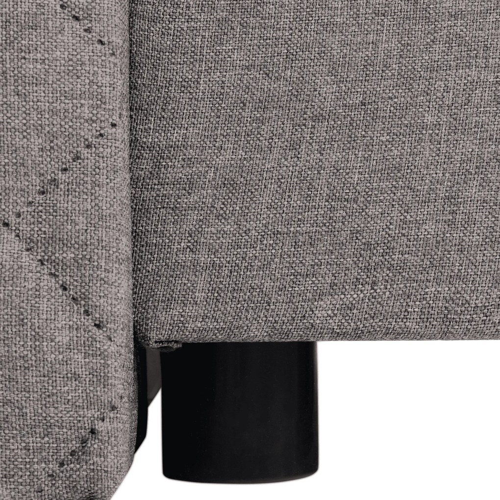 Boxspring ágy, szürkésbarna Taupe, 160x200, ADARA
