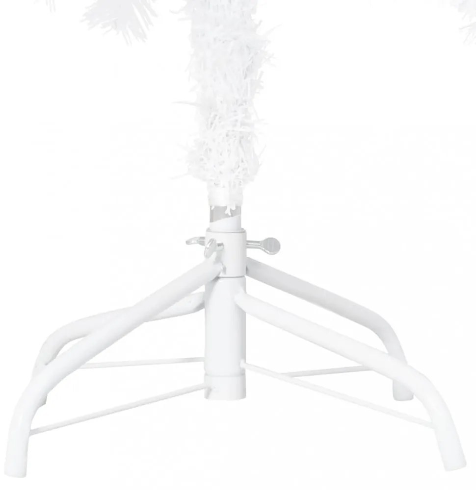 fehér PVC műkarácsonyfa vastag ágakkal 210 cm