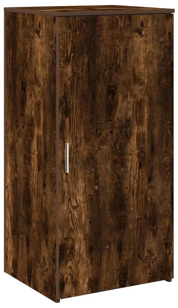 tároló szekrény füstös tölgy 50x45x103,5 cm szerelt fa