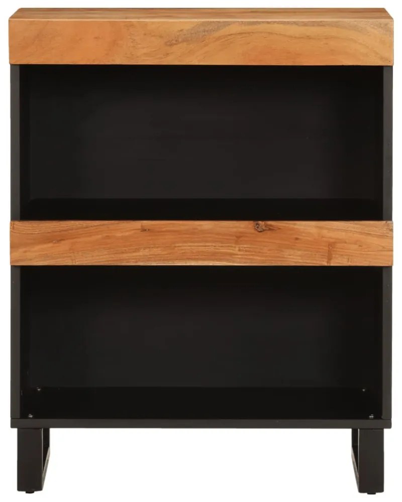 tömör akácfa tálalószekrény 60 x 33 x 75 cm