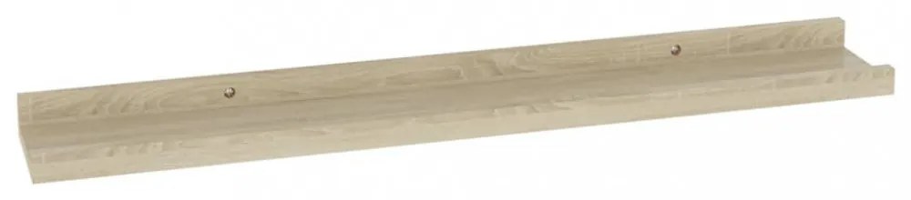2 db sonoma tölgyfa fali polc 60 x 9 x 3 cm