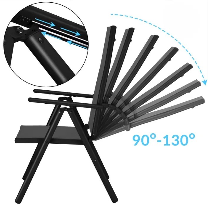 Deuba Alumínium garnitúra Alu 1+8 - antracit