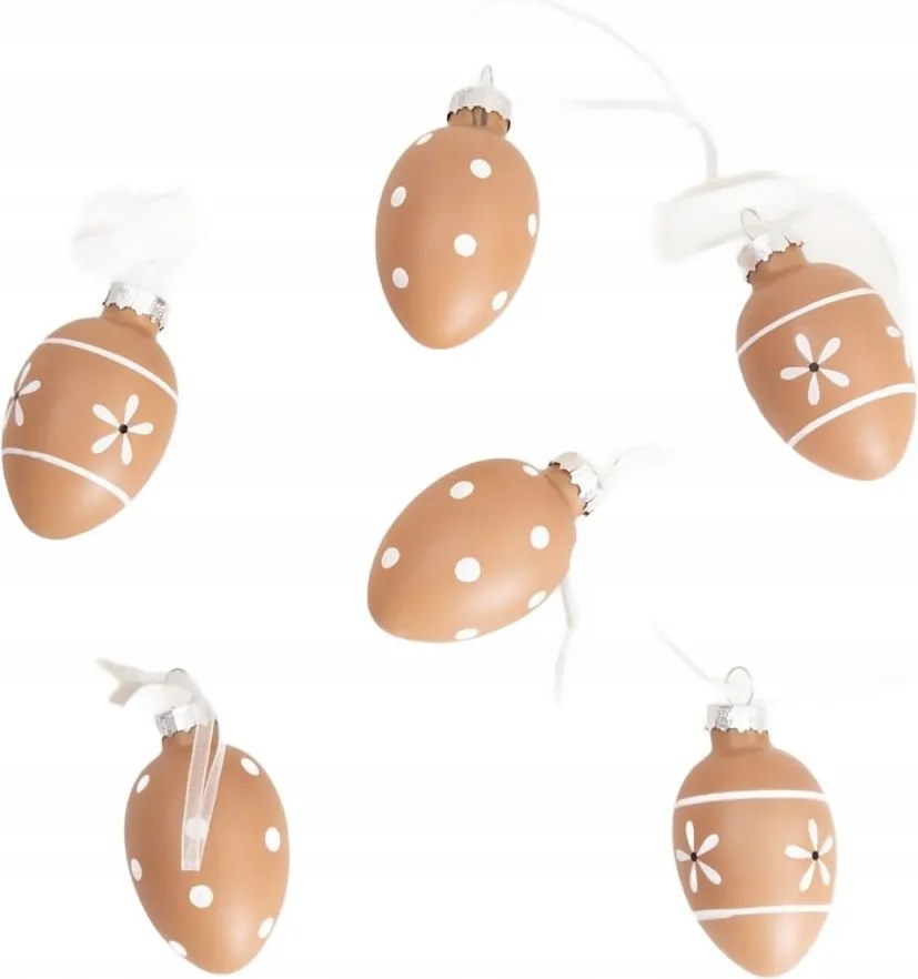 Zrink üveg tojás medál szett 6 db-os Homla