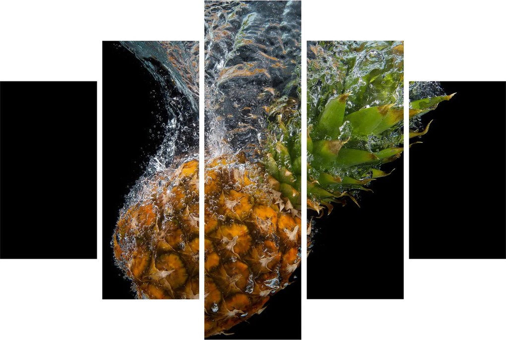Ananász a vízben képe (150x105 cm)