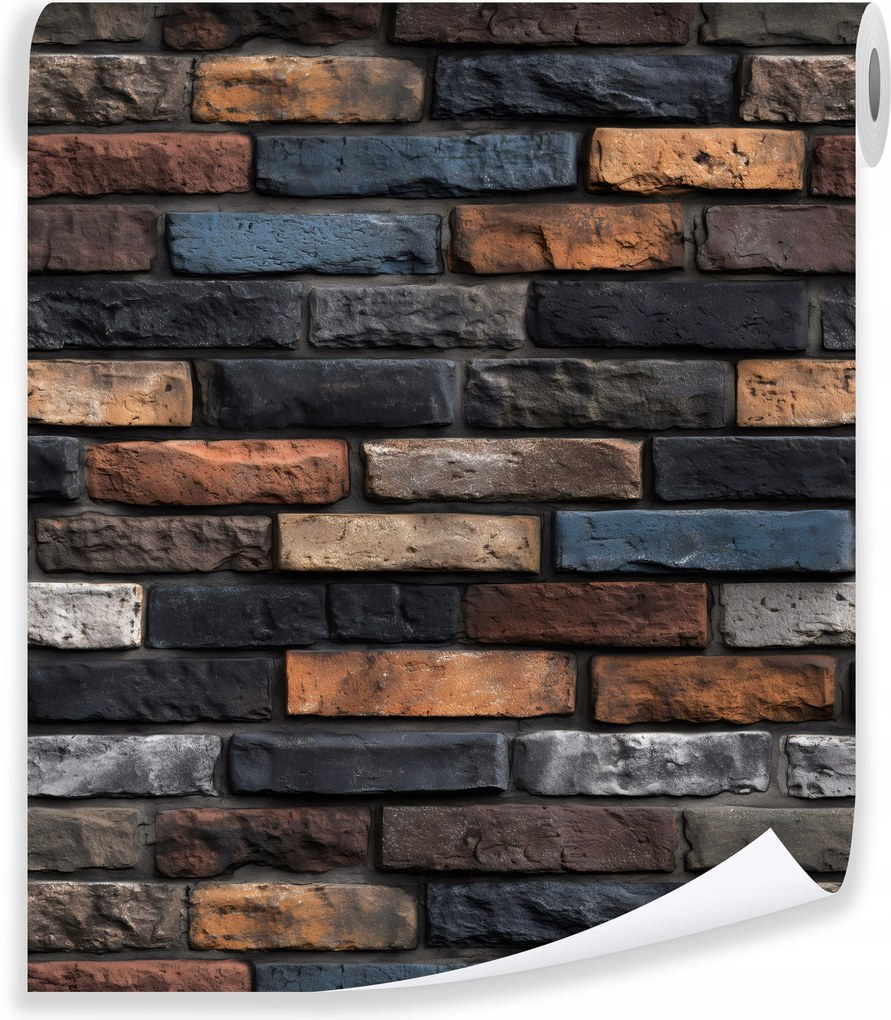 Tapéta Tégla Fal Flizelin Fal Nappali Hálószoba Fal Tapéta