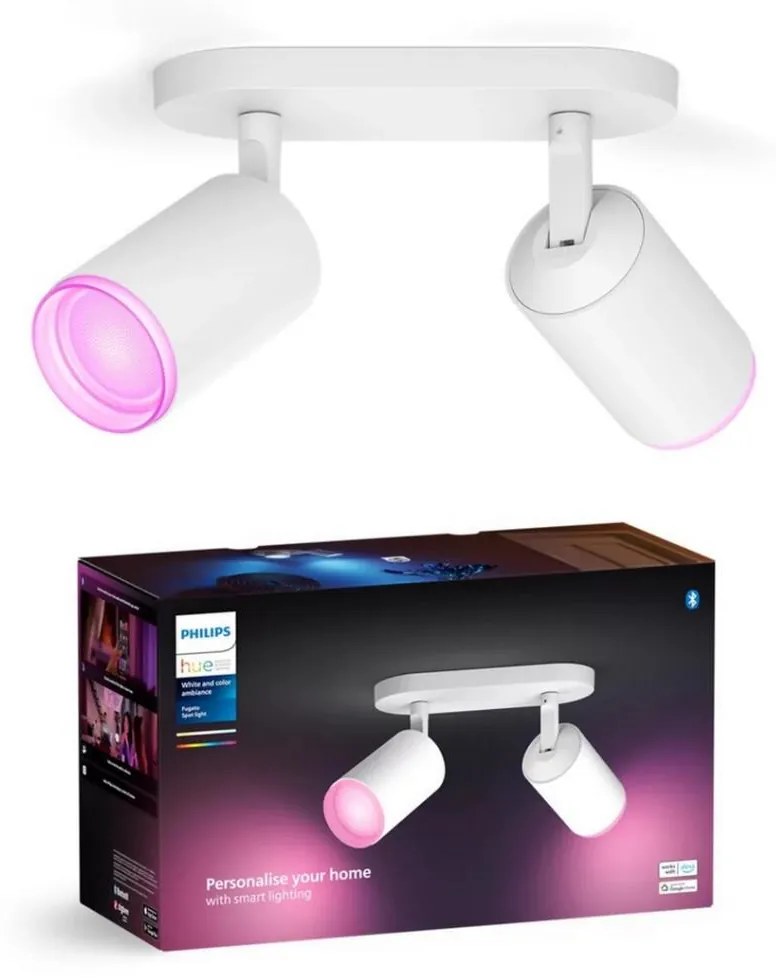 Philips - LED RGBW Dimmelhető spotlámpa Hue FUGATO 2xGU10/4,2W/230V fehér