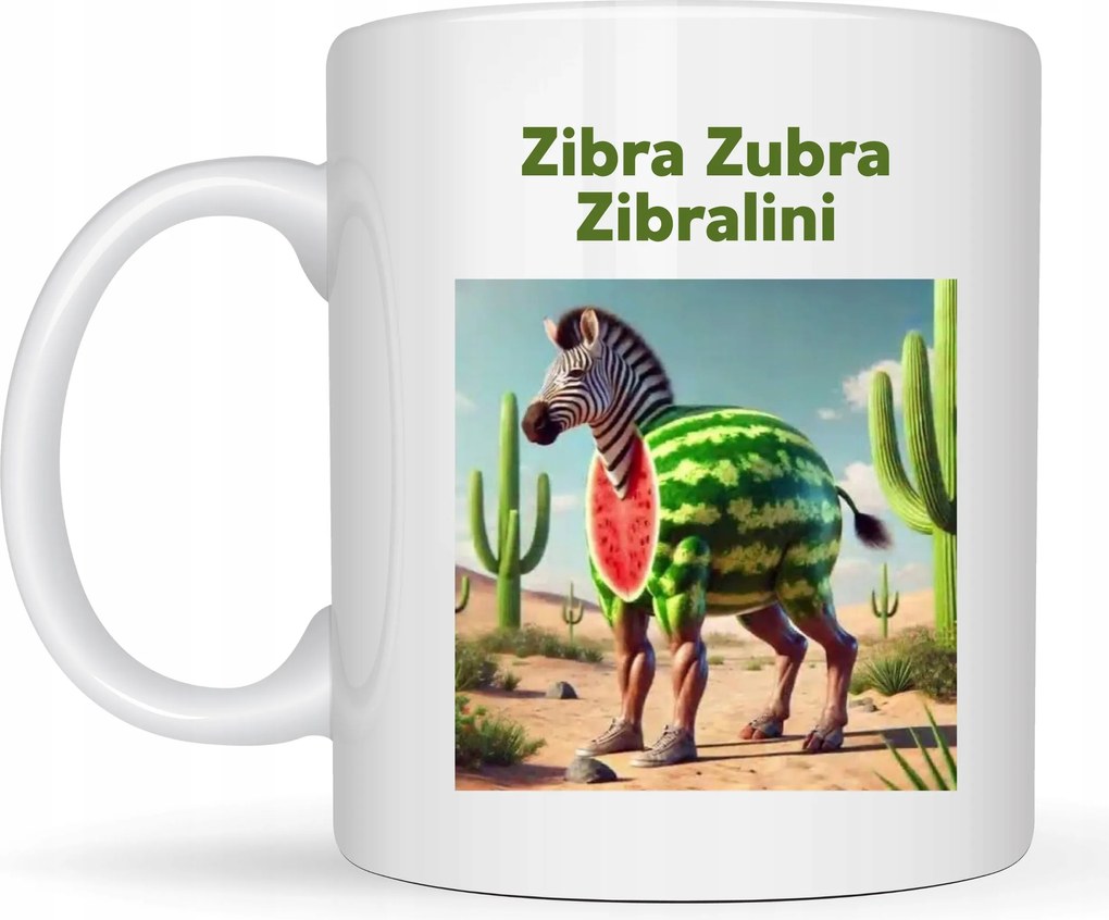 Bögre Viral Italian Brainrot Mem Tiktok Zibra Zubra Zibra