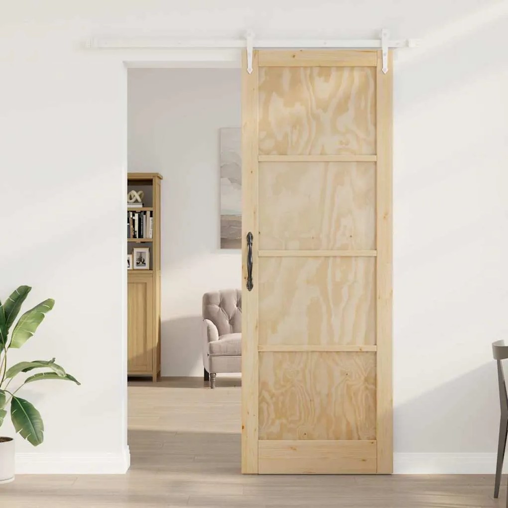Csúszó ajtó Egyéb ORKDAL Természetes és fehér 83 x 232 cm