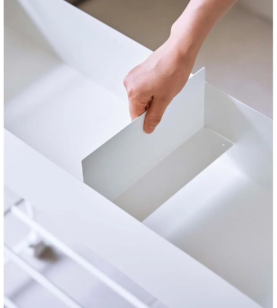 Fehér fém gyerek cipőtartó 74,5x74,5x22 cm Tower – YAMAZAKI