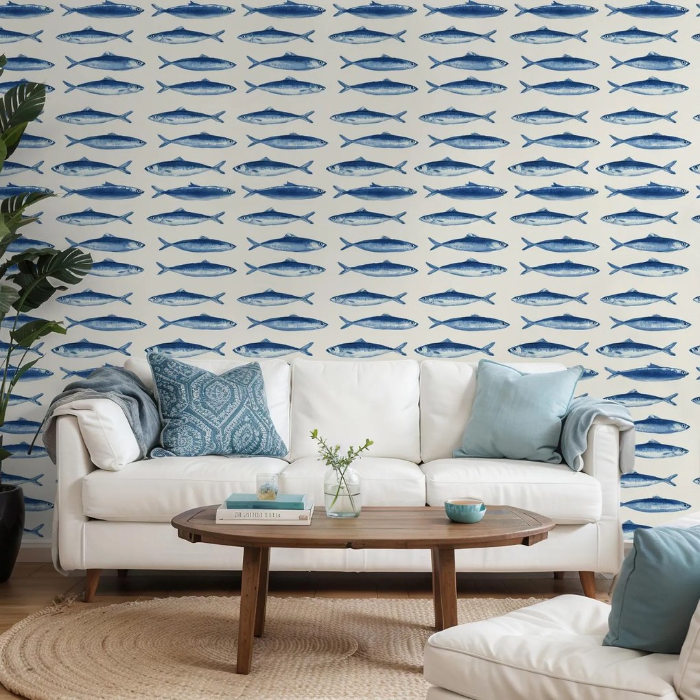 Fotótapéta - Kék halak (147x102 cm)
