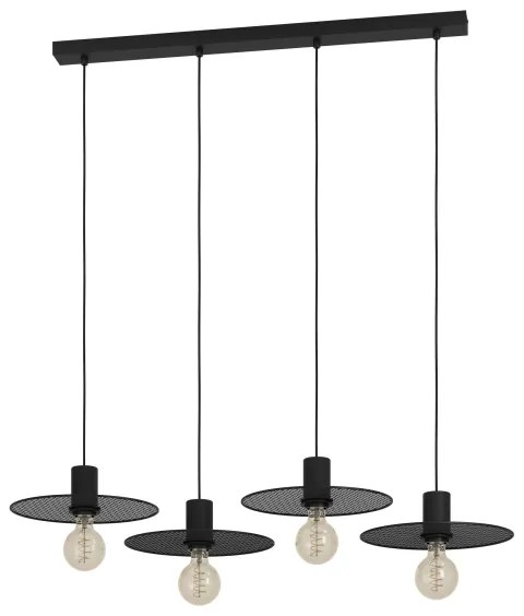 Eglo 43732 - Csillár zsinóron IKESTON 4xE27/40W/230V