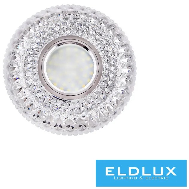 ELDLUX LUXOR süllyesztett lámpatest LED 3W NW + GU10 króm