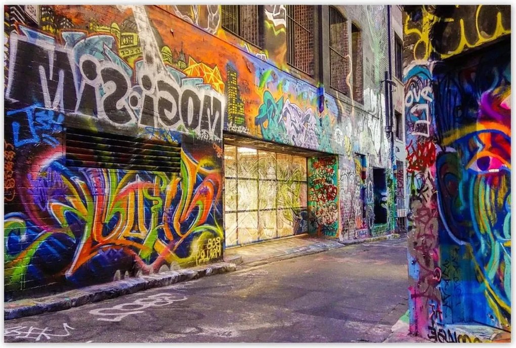 Poszterek 120x80 Graffiti Spary paint