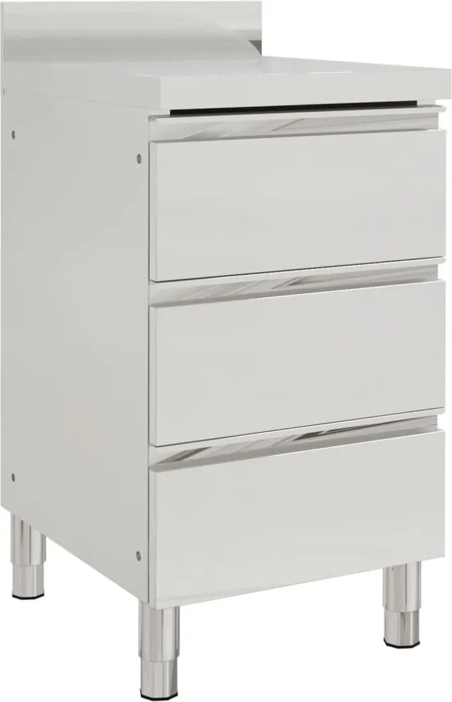 vidaXL 3 fiókos konyhaszekrény 50x60x96 cm