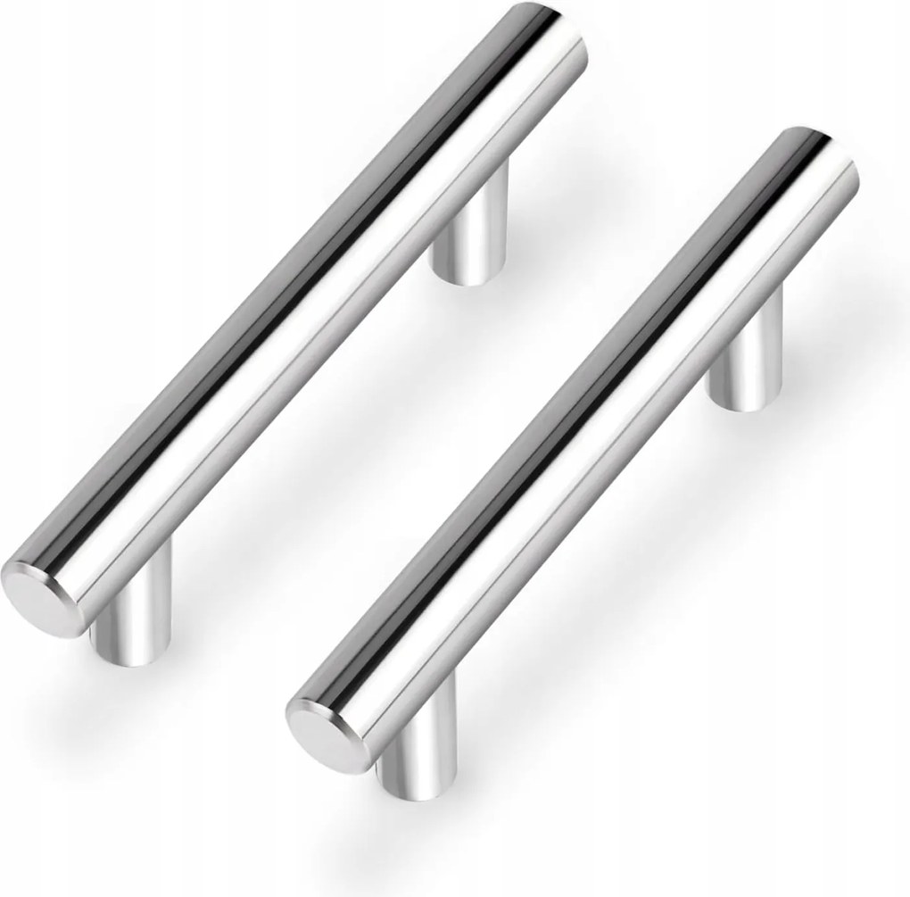 Bútorfogantyúk szekrény fiókokhoz ezüst szín 127mm 30 db