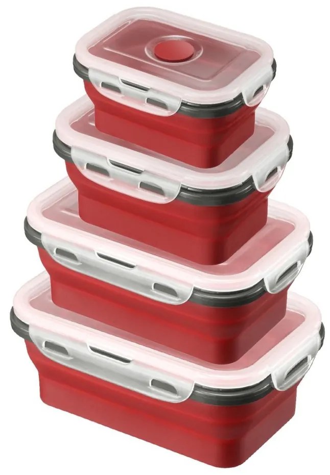 Westmark összecsukható ételtároló, szögletes, 400 ml, S