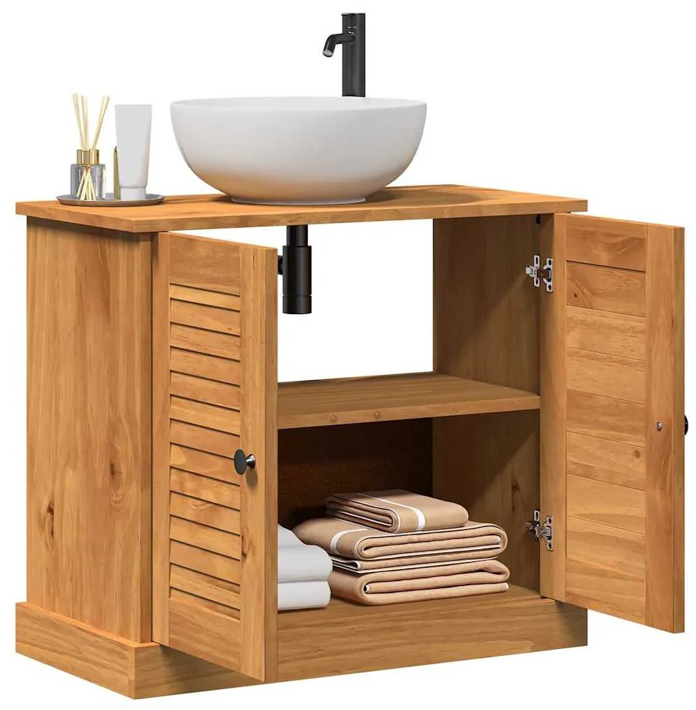 Mosogató Szekrény VIGO mézbarna 67.5 x 34 x 59 cm Tömör fenyőfa
