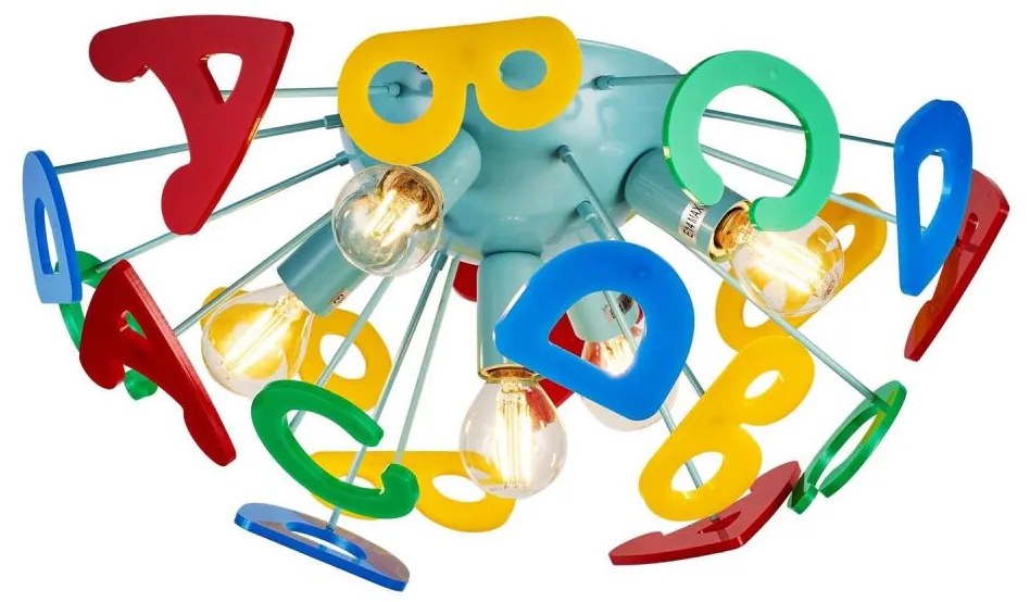 Brilagi - Felületre szerelhető csillár KINDER 5xE14/40W/230V színes