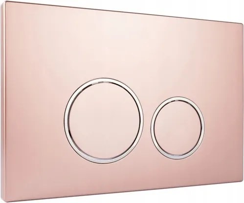 Doppio 50 nyomógomb rozé arany Geberit Sigma UP320 UP720 wc állványhoz