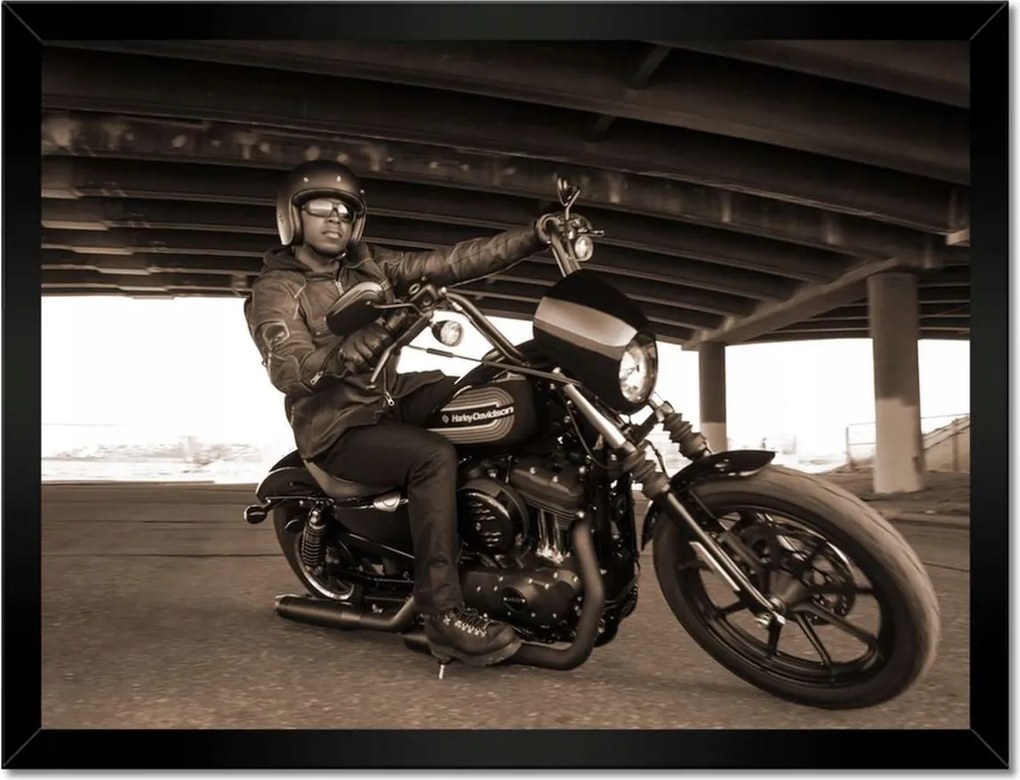 Poszterek keretben 40x30 Harley Davidson Motorkerékpár