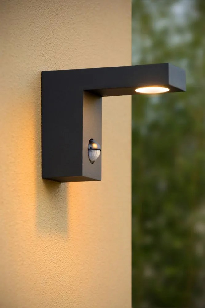 LUCIDE 28850-24-30 TEXAS-IR Fali Lámpa Mozgásérzékelővel LED IP54