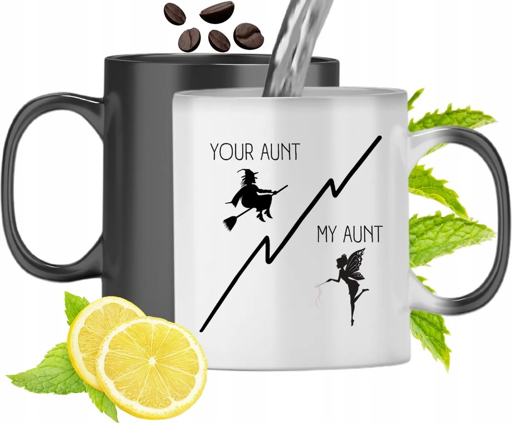 Mágikus Bögre Nagynéninek Színváltó Nyomtatott Fényképpel