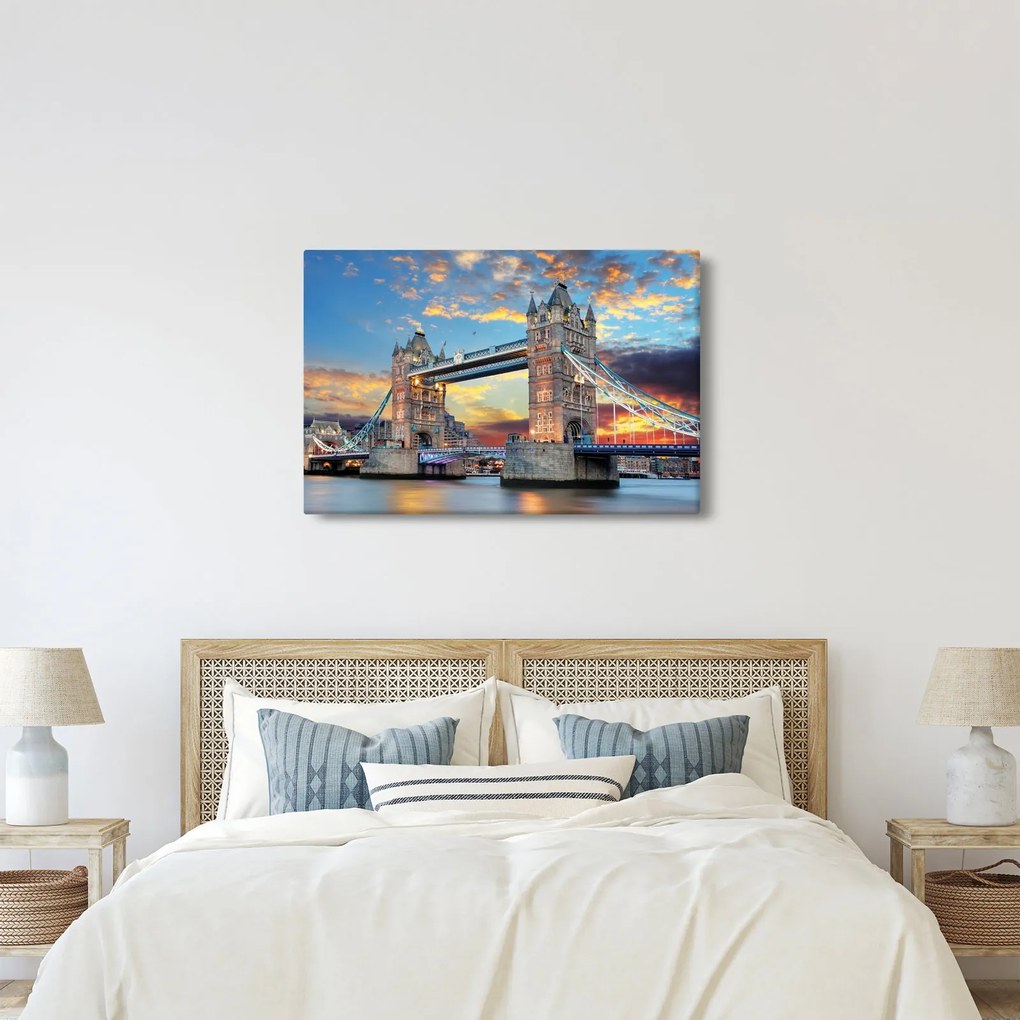 Kép - Tower Bridge, London, Anglia (90x60 cm)