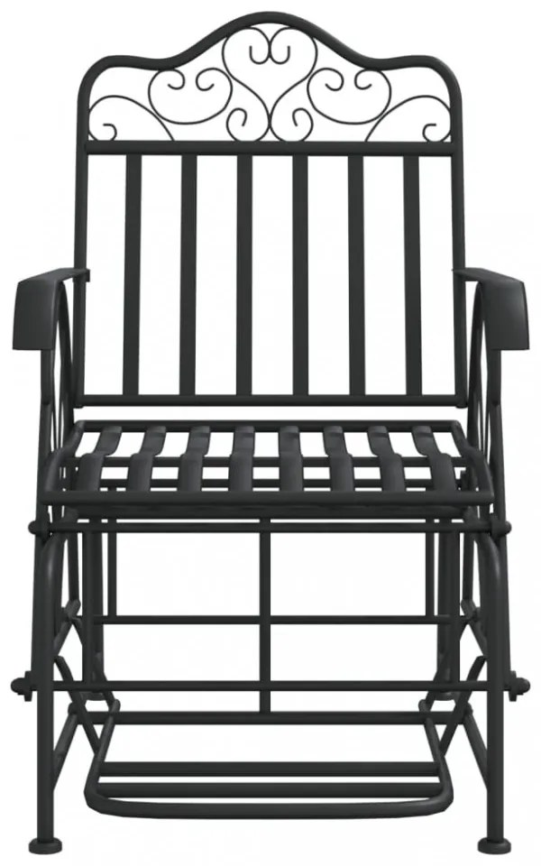 fekete acél hintapad 61 cm