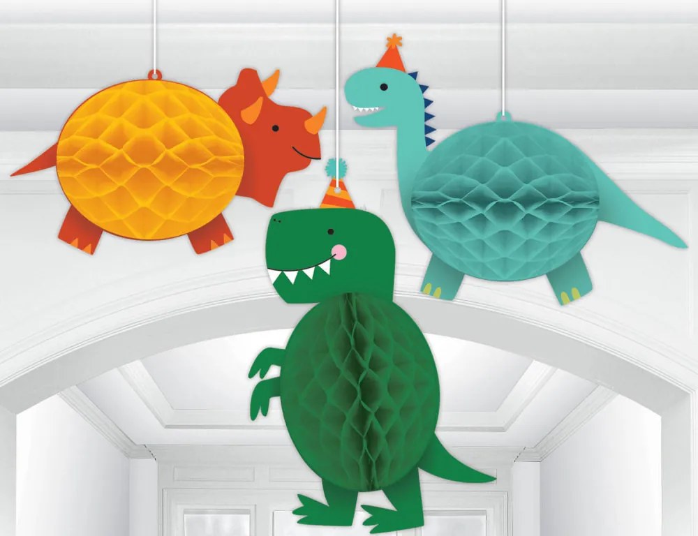 Dinoszaurusz Dino-mate lampion 3 db-os