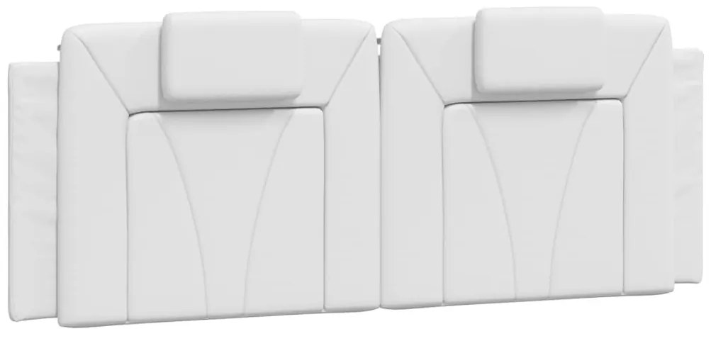 fehér ágykeret Viana LED-ekkel matrac nélkül 140 x 200 cm