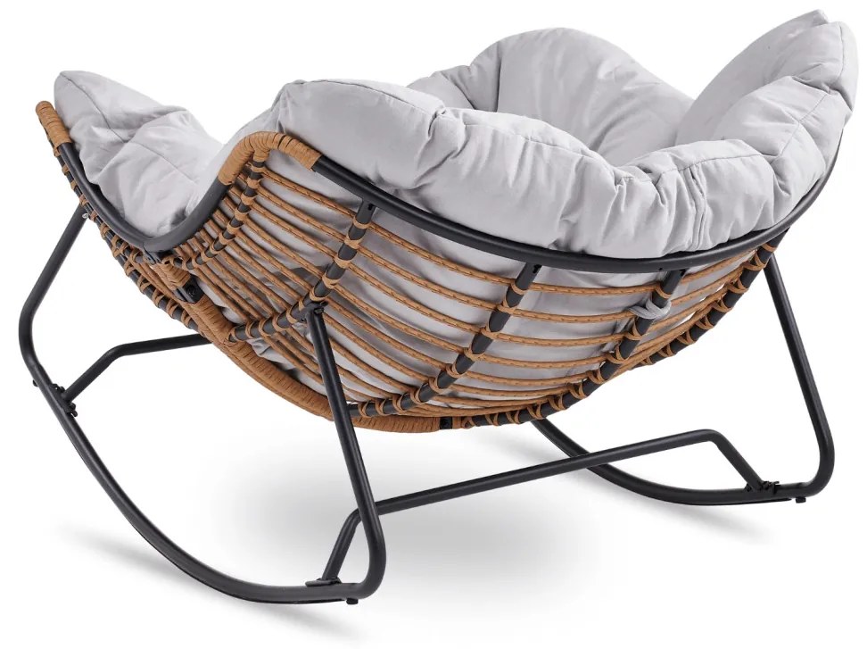 Fotel Bujany ELTON Szary